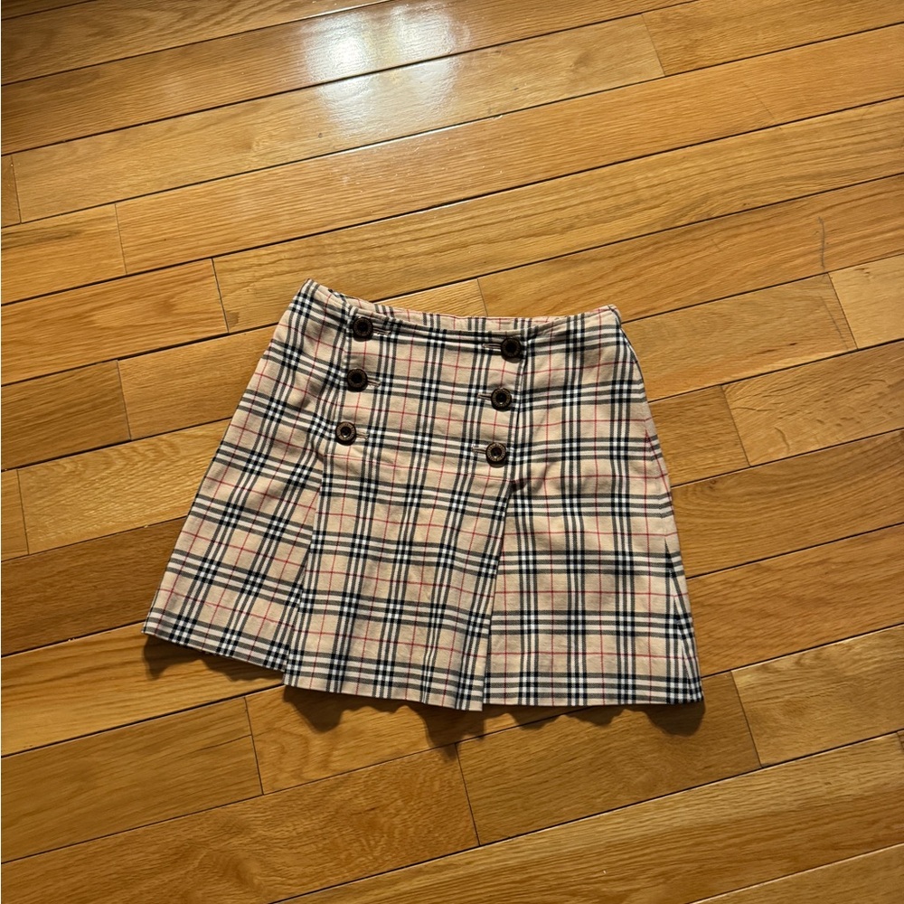 Burberry Plaid Mini Skirt